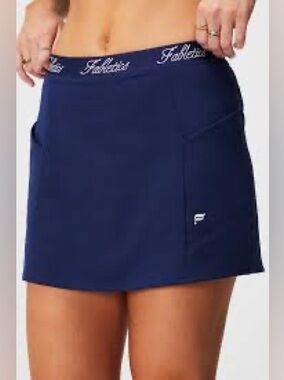 Fabletics Women's Navy Woven Pocket Skort Size Medium